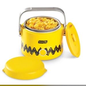 NIB Dash Peanuts Yellow Electric Lunch Box